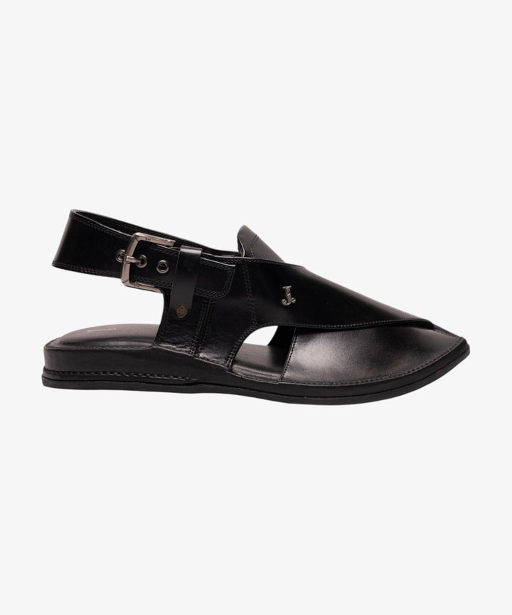 Plain Shiny Black Footwear - J. Junaid Jamshed