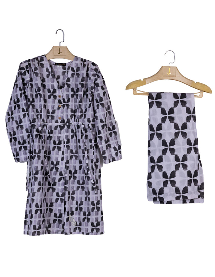 Lawn Multicolor Kurti - J. Junaid Jamshed