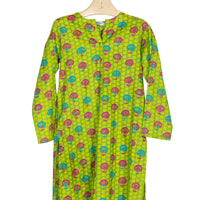 Lawn Green Kurti - J. Junaid Jamshed