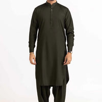 Blended Black Shalwar Kameez - President by Gul Ahmed