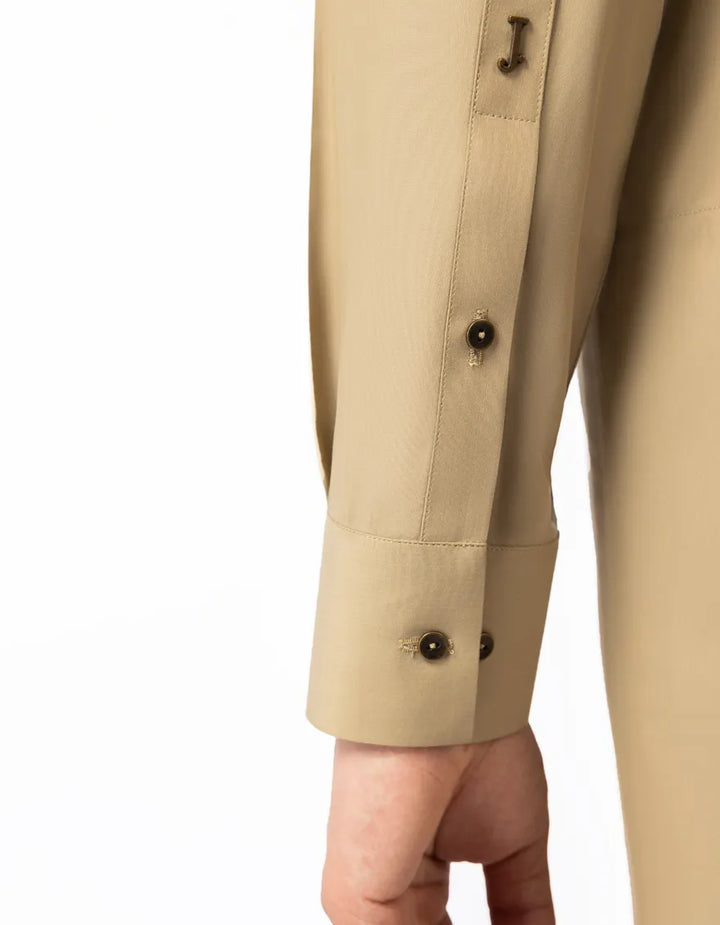 Blended Olive Shalwar Kameez - J. Junaid Jamshed