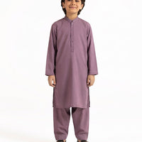 Blended Purple Shalwar Kameez - J. Junaid Jamshed