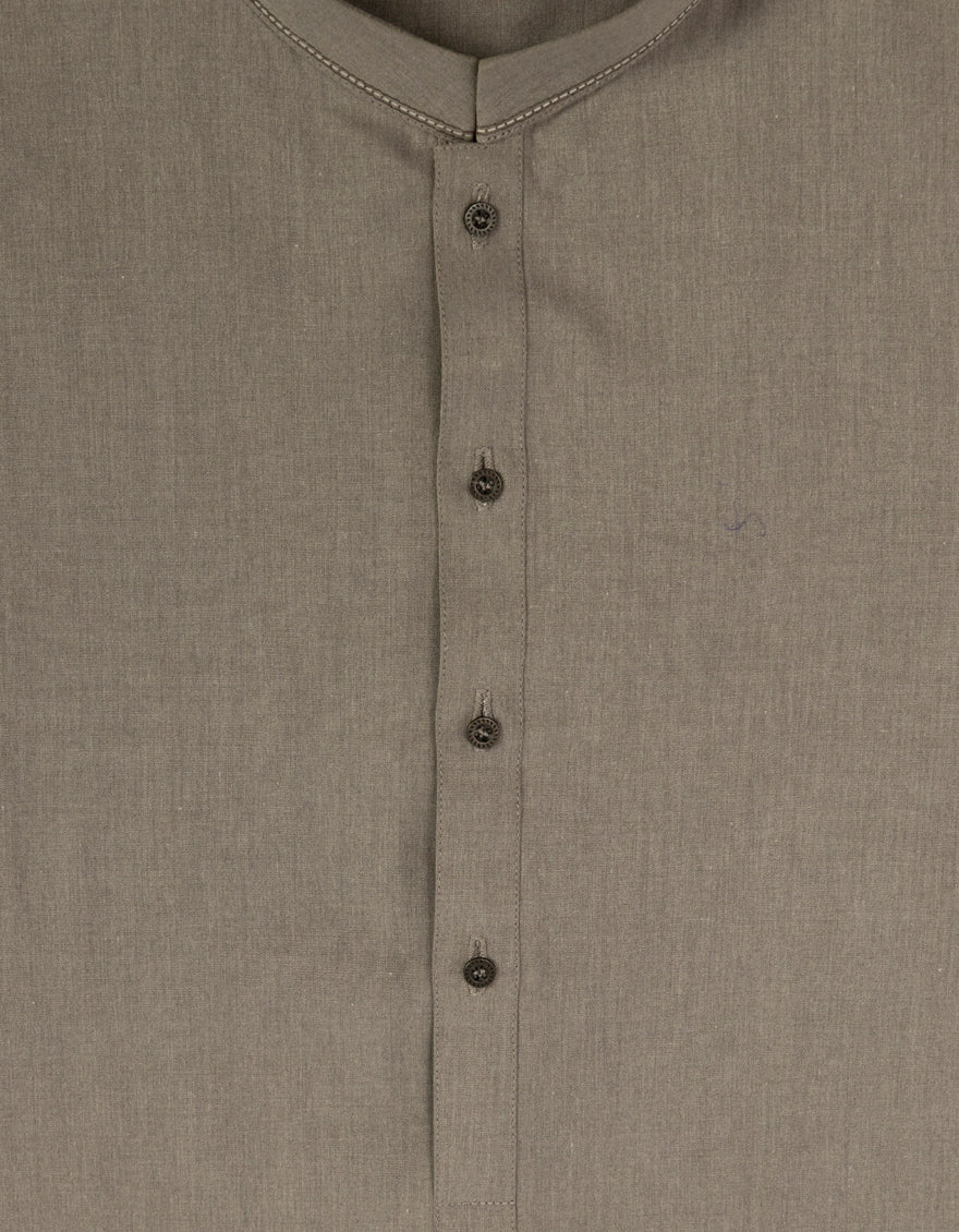 Blended Grey Shalwar Kameez - J. Junaid Jamshed