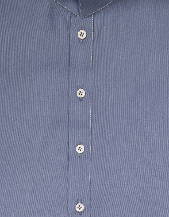 Blended Blue Kurta Trouser - J. Junaid Jamshed