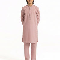 Polyester Light Pink Kurta Trouser - J. Junaid Jamshed
