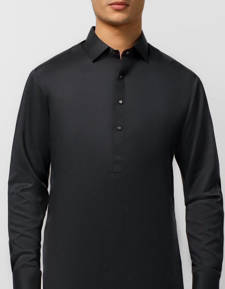 Blended Dark Green Shalwar Kameez - J. Junaid Jamshed