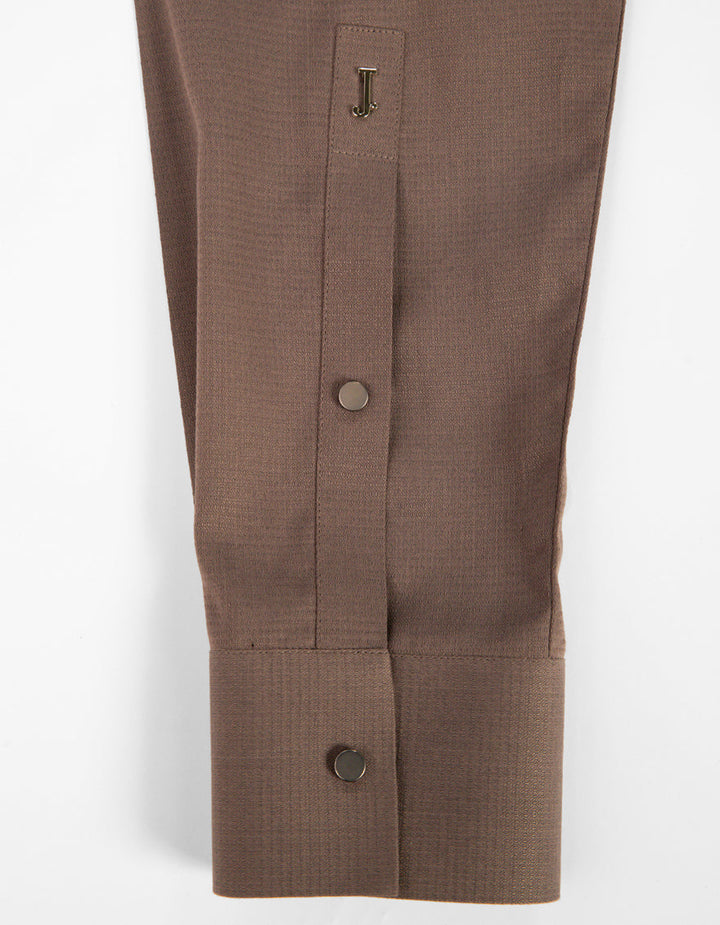 Blended Brown Kurta Trouser - J. Junaid Jamshed
