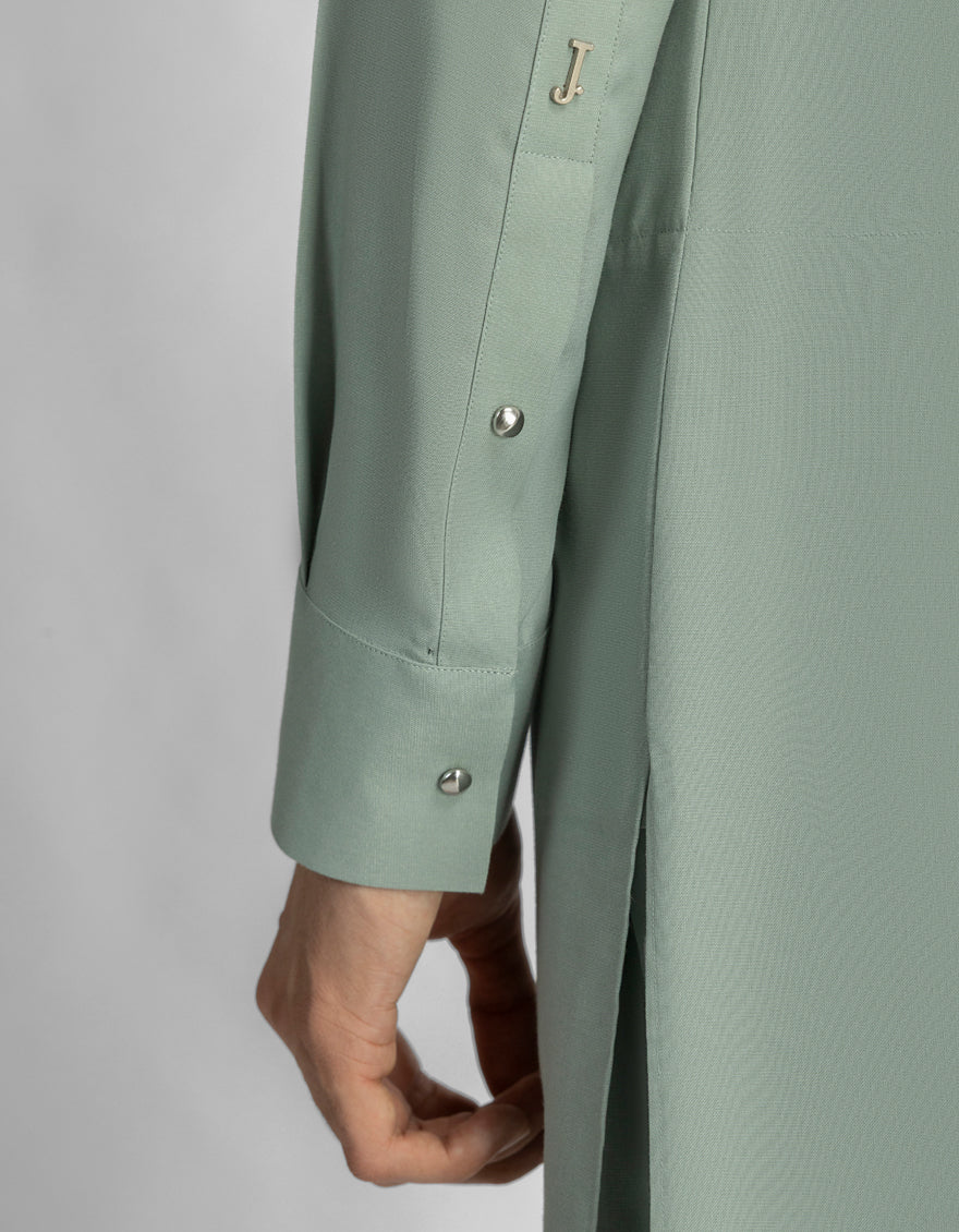 Blended Green Kurta Trouser - J. Junaid Jamshed