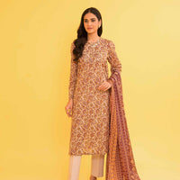 Lawn Multi Unstitched Suit - Nishat Linen