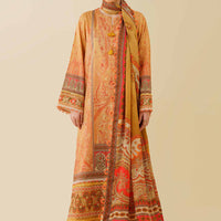 Digital Printed Embroidered Honey Stitched Suit - Nishat