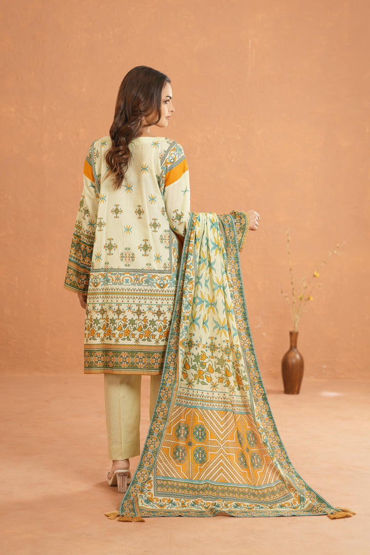 Lawn Multi Stitched Suit - Nishat