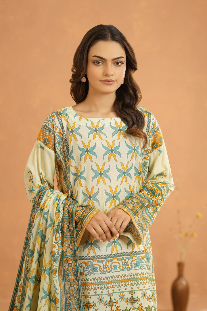 Lawn Multi Stitched Suit - Nishat
