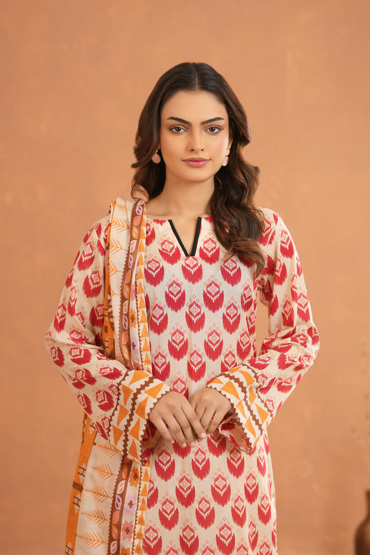 Lawn Multi Stitched Suit - Nishat