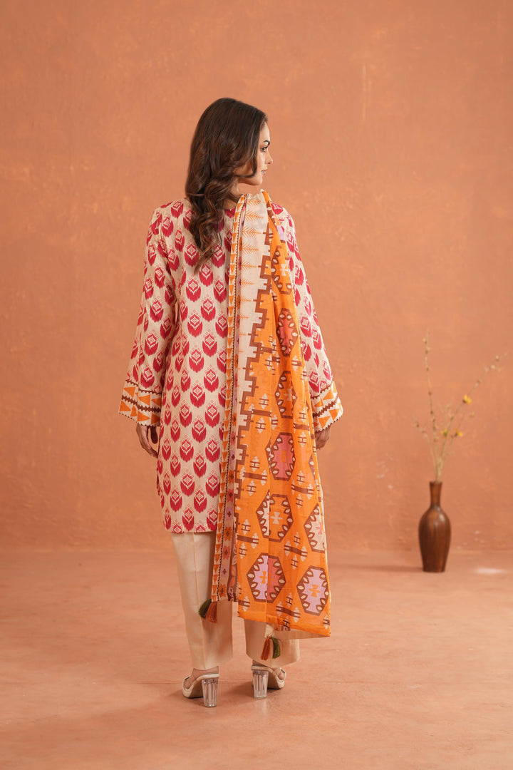 Lawn Multi Stitched Suit - Nishat