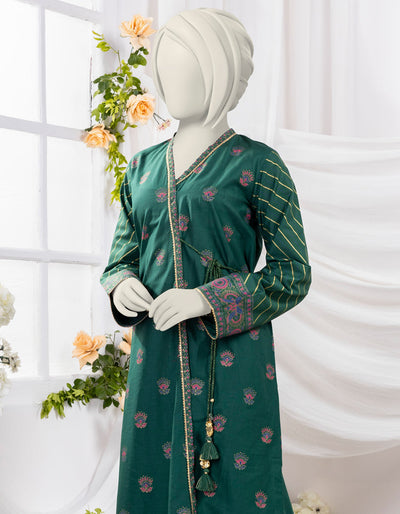 Lawn Green 2 Piece Stitched Suit - J. Junaid Jamshed