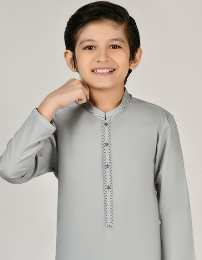 Cotton Light Green Shalwar Kameez - J. Junaid Jamshed