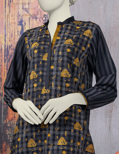 Khaddi Black Kurti - J. Junaid Jamshed