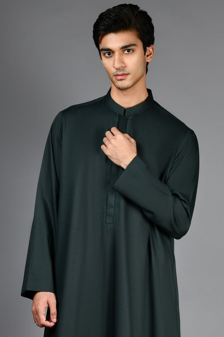 Blended Black Jubba - J. Junaid Jamshed