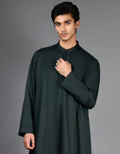 Blended Black Jubba - J. Junaid Jamshed