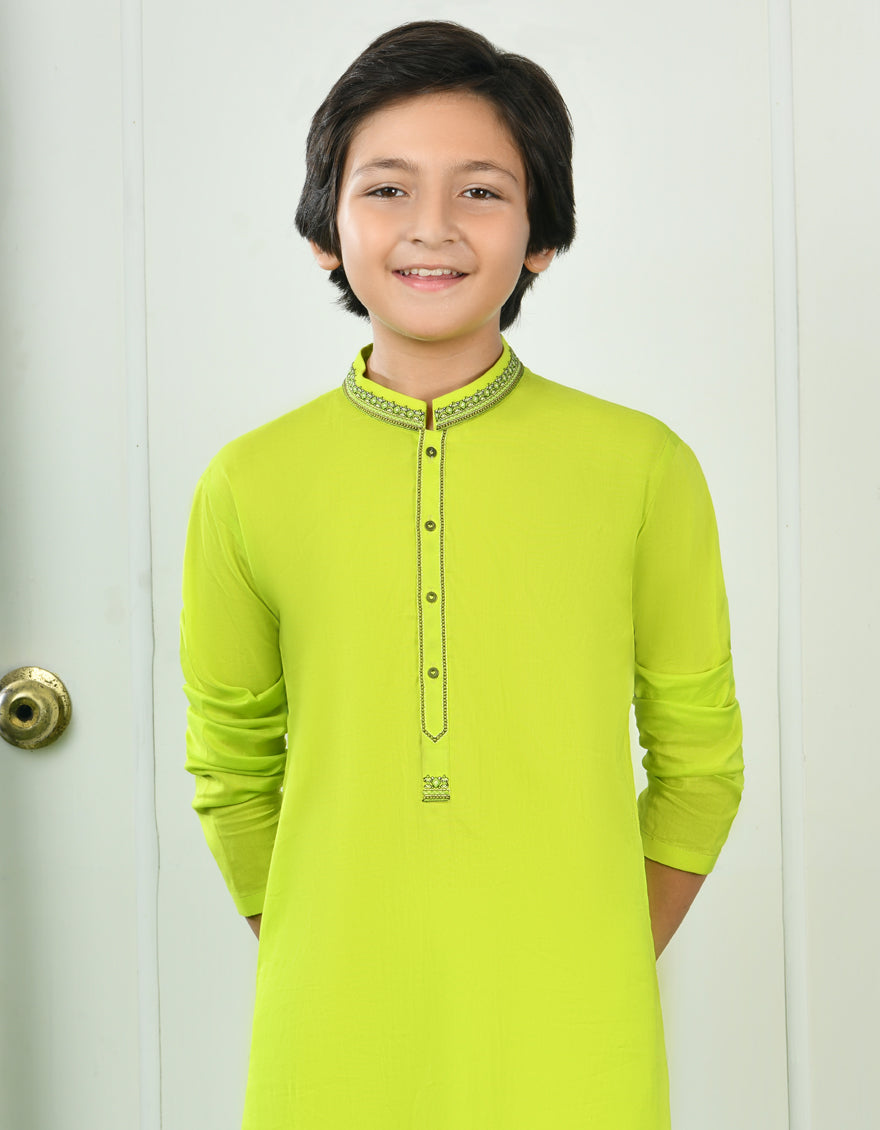 Cotton Green Special Kurta - J. Junaid Jamshed