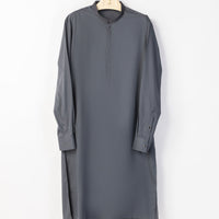 Blended Grey Shalwar Kameez - J. Junaid Jamshed