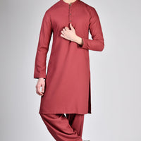 Blended Pink Shalwar Kameez - J. Junaid Jamshed