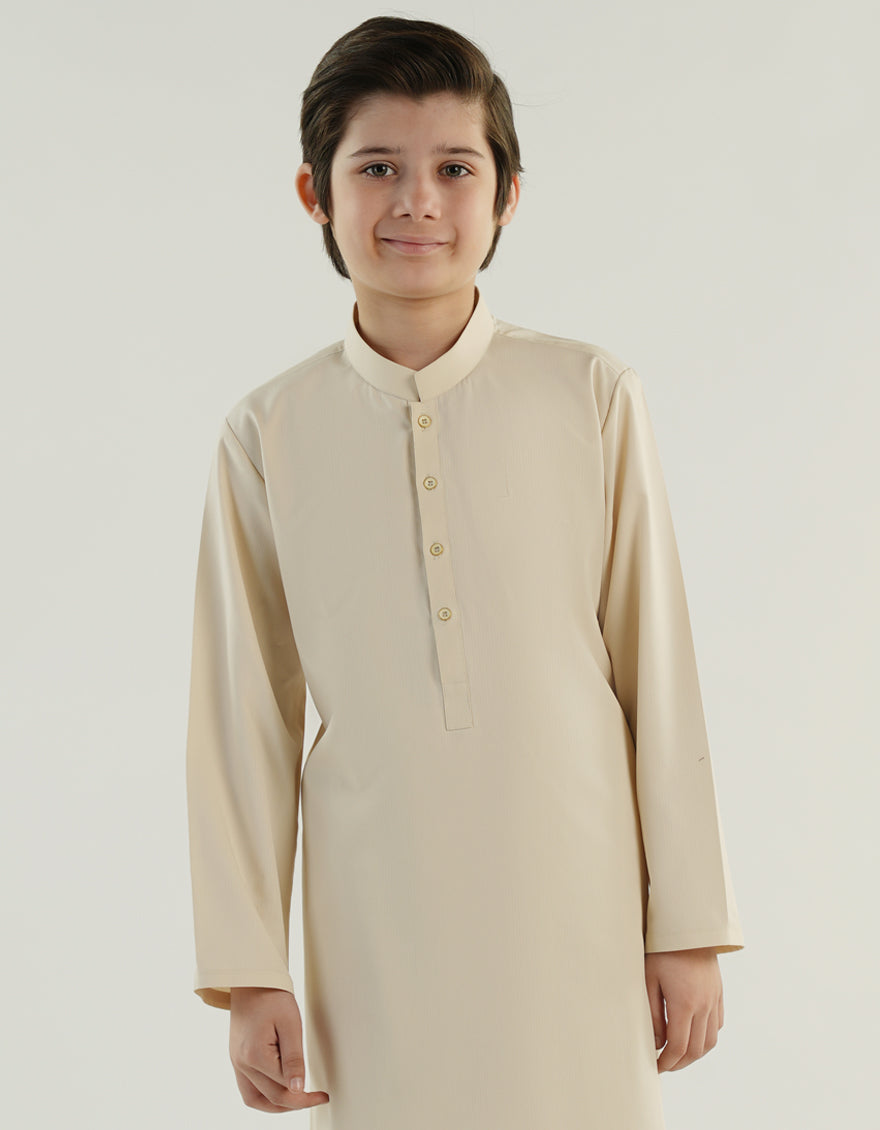 Blended White Kameez Shalwar- J. Junaid Jamshed