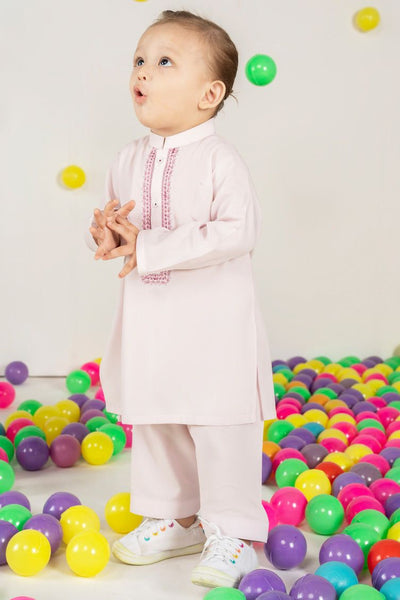 Blended Pink Shalwar Kameez- J. Junaid Jamshed