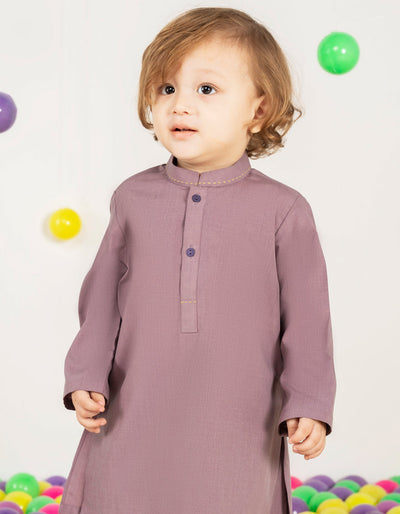 Blended Purple Shalwar Kameez- J. Junaid Jamshed