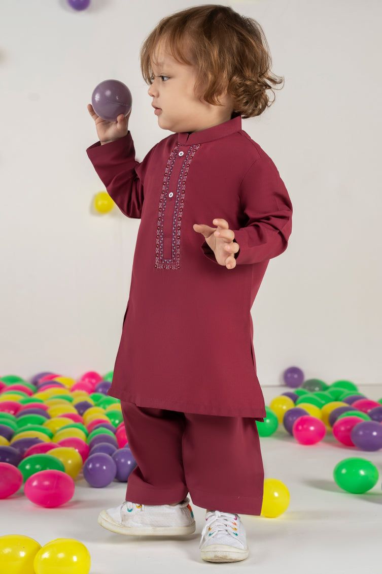 Blended Pink Shalwar Kameez- J. Junaid Jamshed