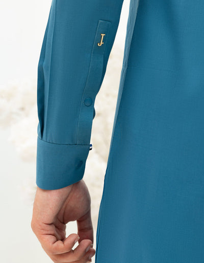 Blended Blue Shalwar Kameez- J. Junaid Jamshed