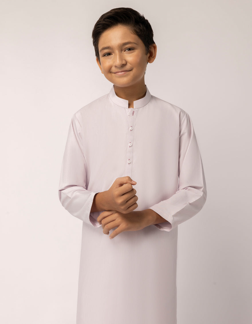 Blended Lilac Shalwar Kameez - J. Junaid Jamshed