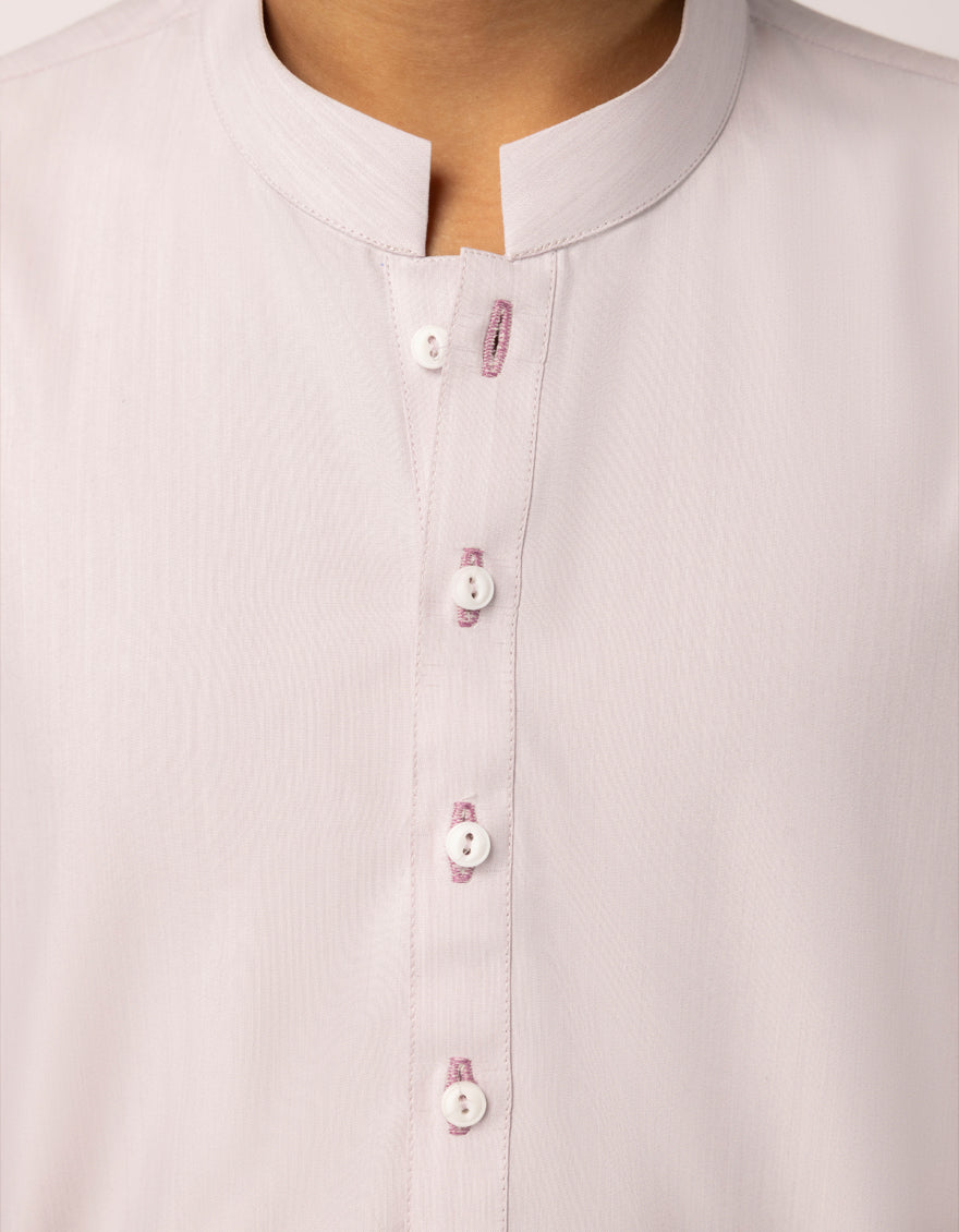 Blended Lilac Shalwar Kameez - J. Junaid Jamshed