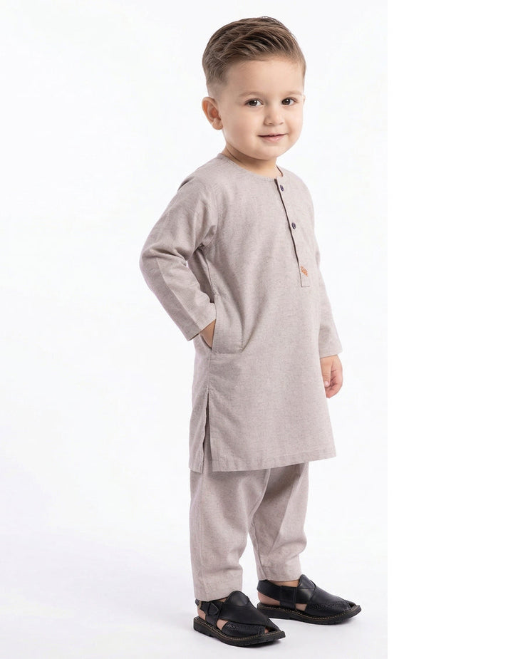 Polyester Light Purple Shalwar Kameez - J. Junaid Jamshed