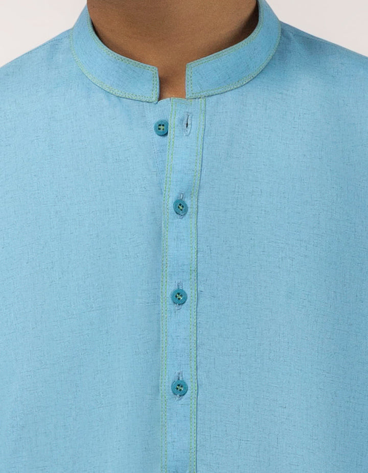 Polyester Ferozi Kurta Trouser- J. Junaid Jamshed