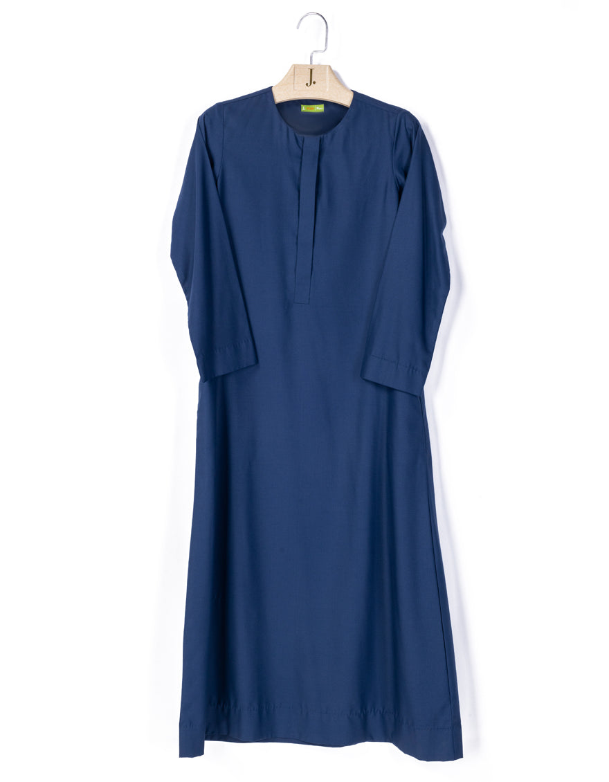 Blended Navy Blue Jubba - J. Junaid Jamshed