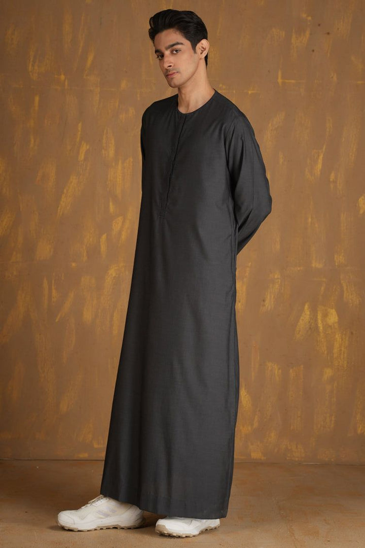 Blended Grey Jubba - J. Junaid Jamshed