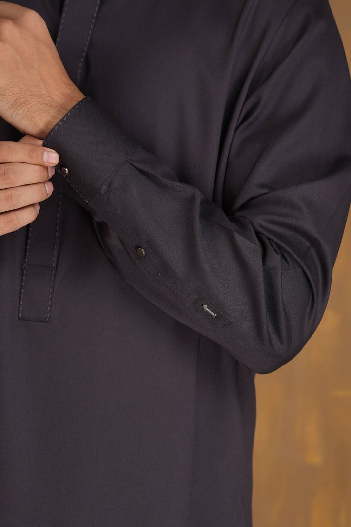 Blended Deep Purple Jubba - J. Junaid Jamshed