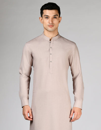 Blended Blue Shalwar Kameez - J. Junaid Jamshed