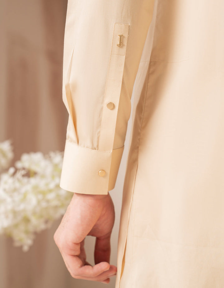 Cotton Fawn Shalwar Kameez - J. Junaid Jamshed