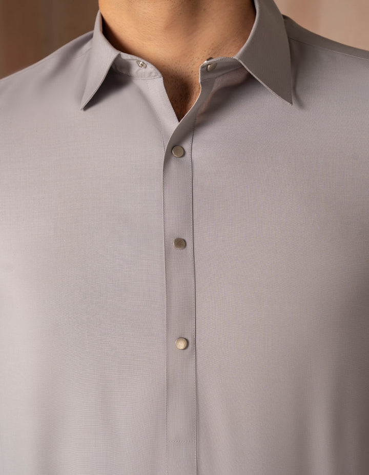 Blended Lilac Shalwar Kameez - J. Junaid Jamshed