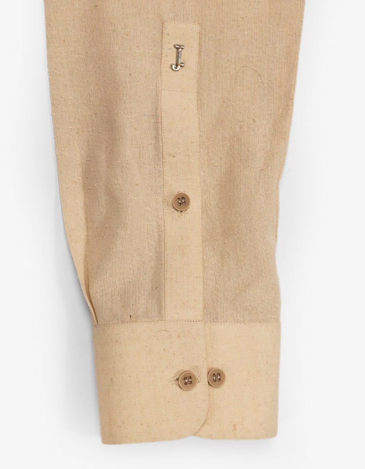 Cotton Cream Kurta Trouser - J. Junaid Jamshed