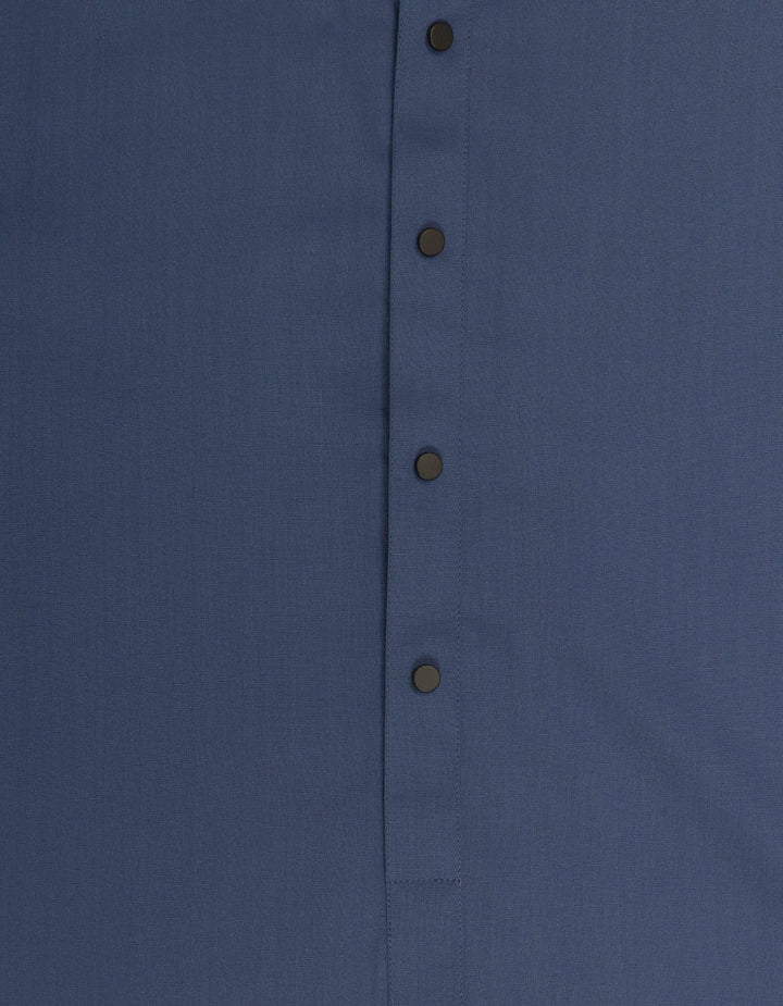 Blended Blue Kurta Trouser - J. Junaid Jamshed