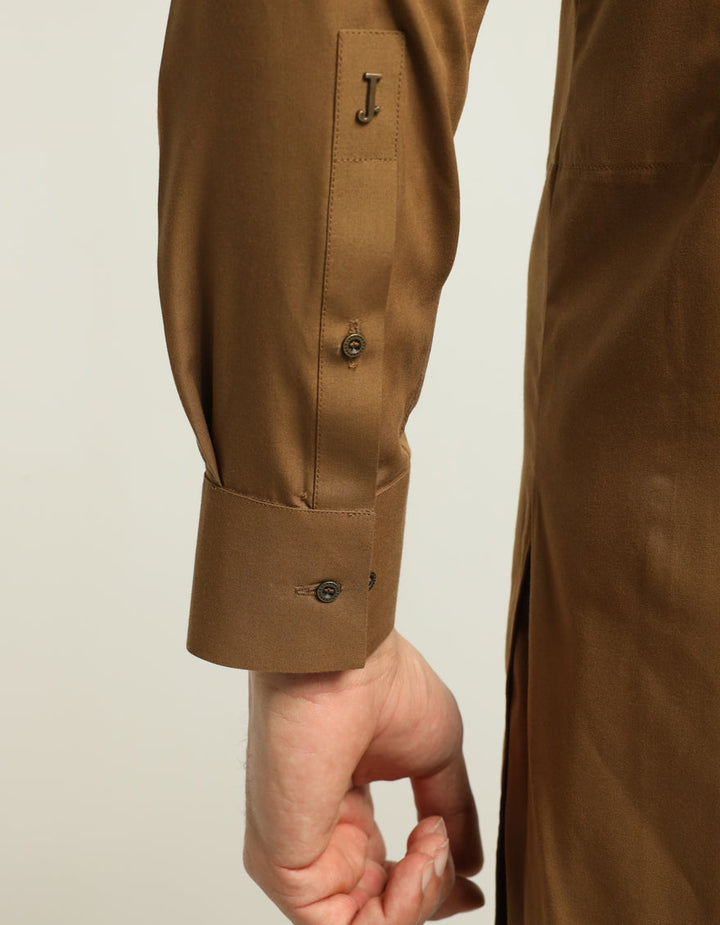 Blended Brown Shalwar Kameez - J. Junaid Jamshed