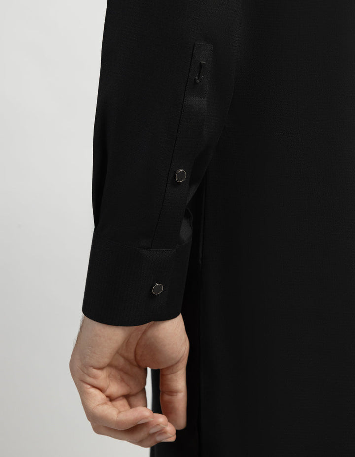 Blended Black Shalwar Kameez - J. Junaid Jamshed
