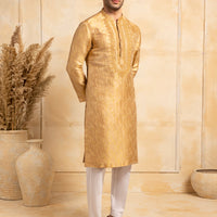Blended Golden Special Kurta - J. Junaid Jamshed