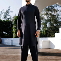 Cotton Black Shalwar Kameez - Almirah