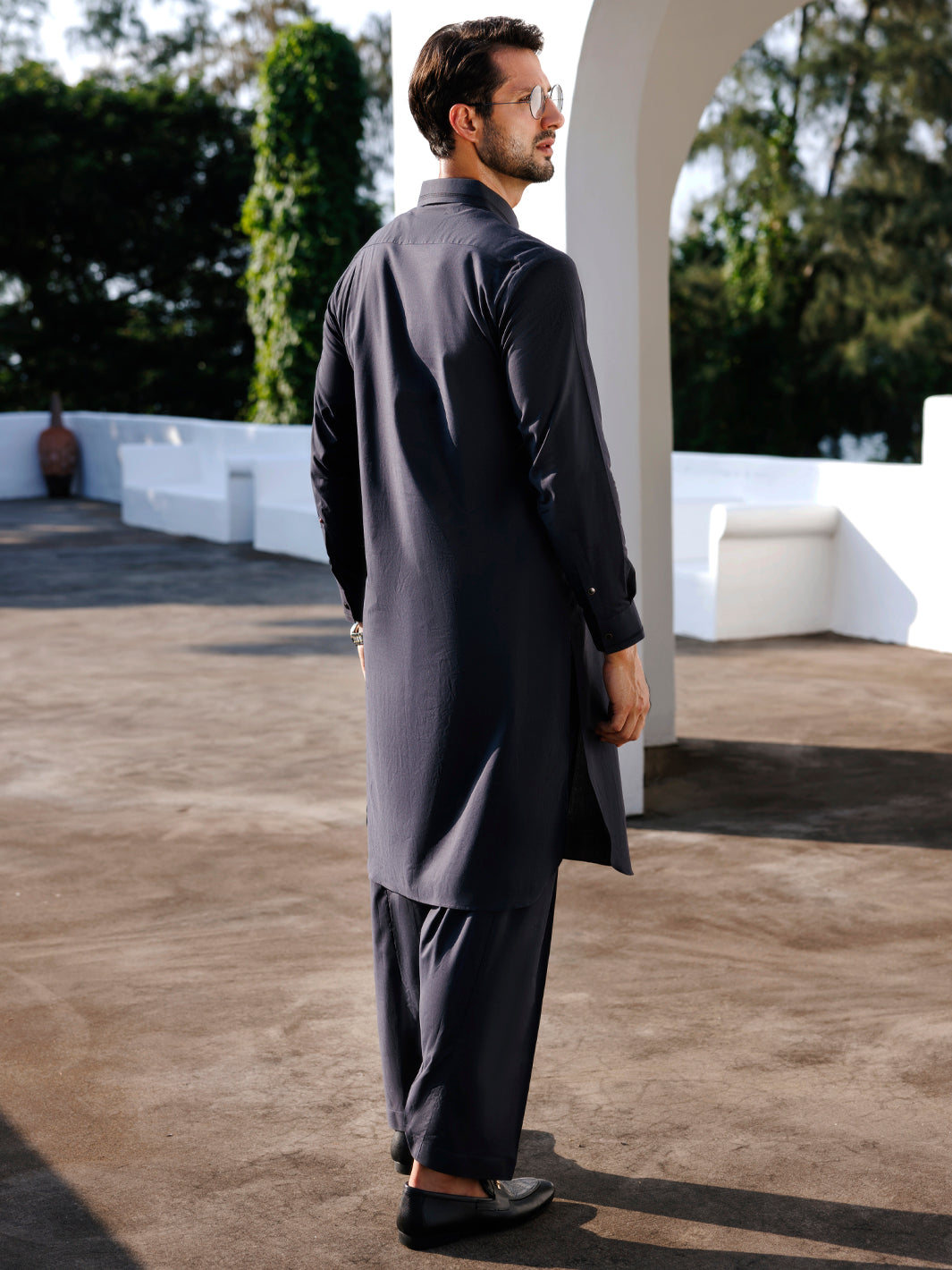 Cotton Black Shalwar Kameez - Almirah