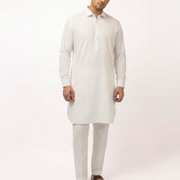 Blended White Kurta Trouser - J. Junaid Jamshed