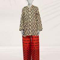 Lawn Blue Stitched Suit - J. Junaid Jamshed